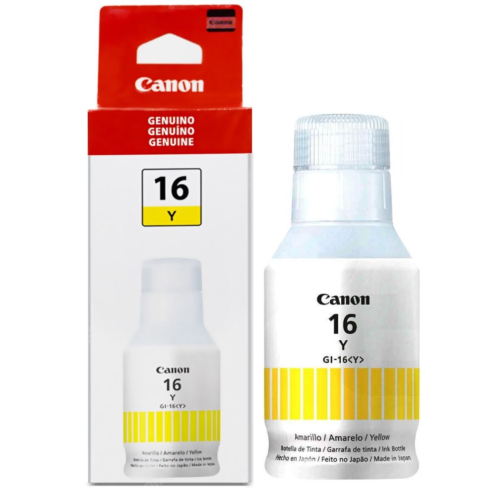 Botella de Tinta CANON GI-16 Color Amarillo