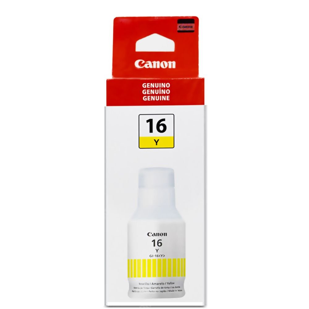 Botella de Tinta CANON GI-16 Color Amarillo - Imagen 2