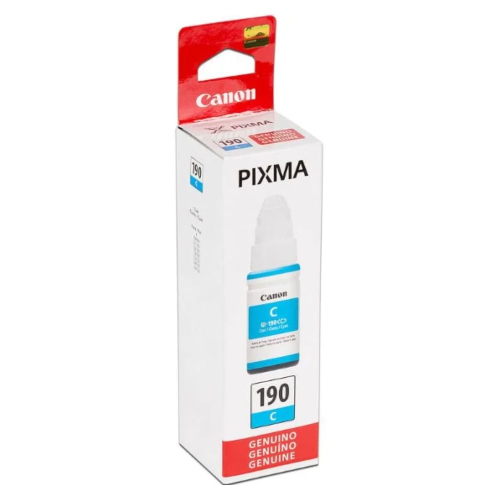 Botella de Tinta CANON GI 190 Color Cian - Imagen 2