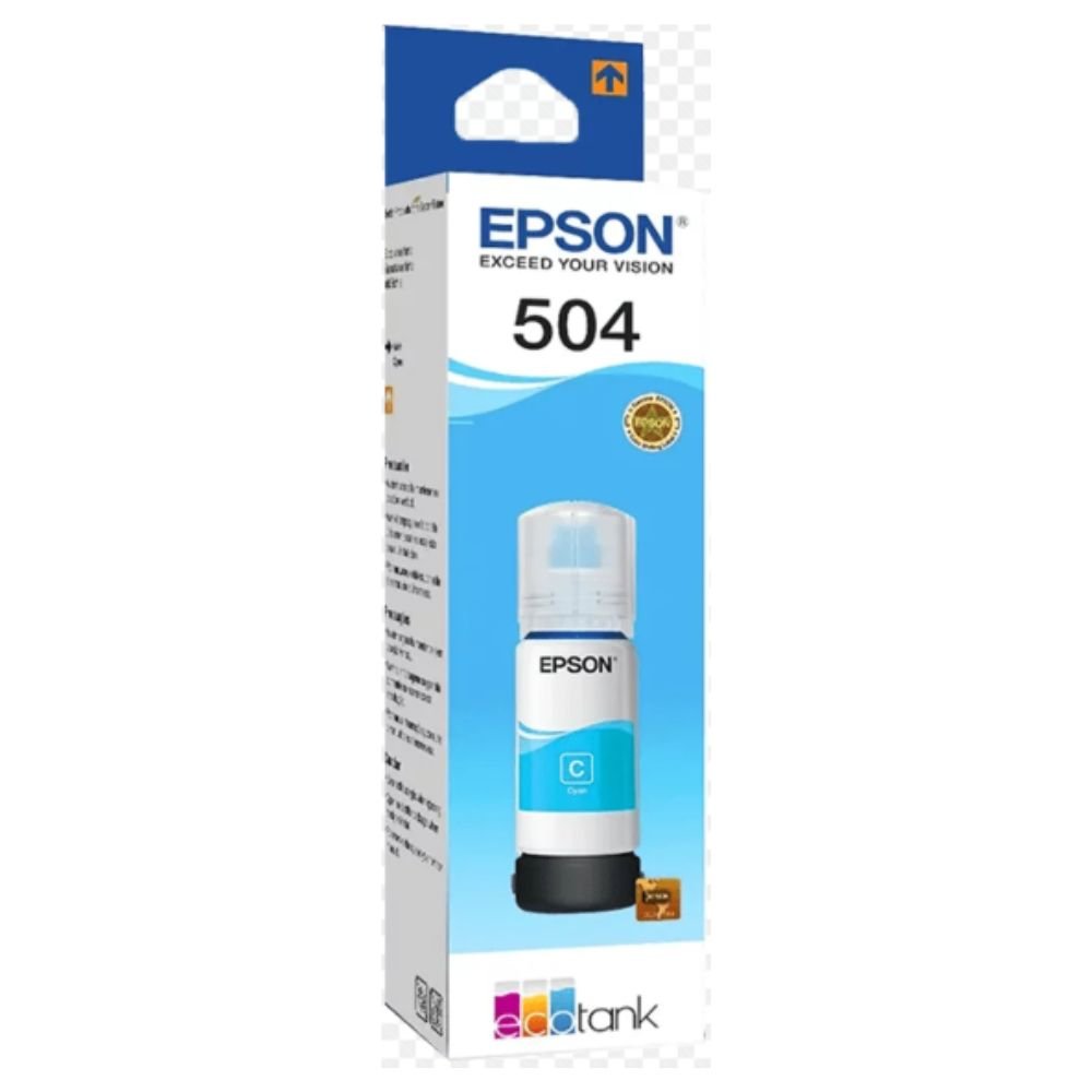 Botella de Tinta EPSON 504 Color Cian - Imagen 3