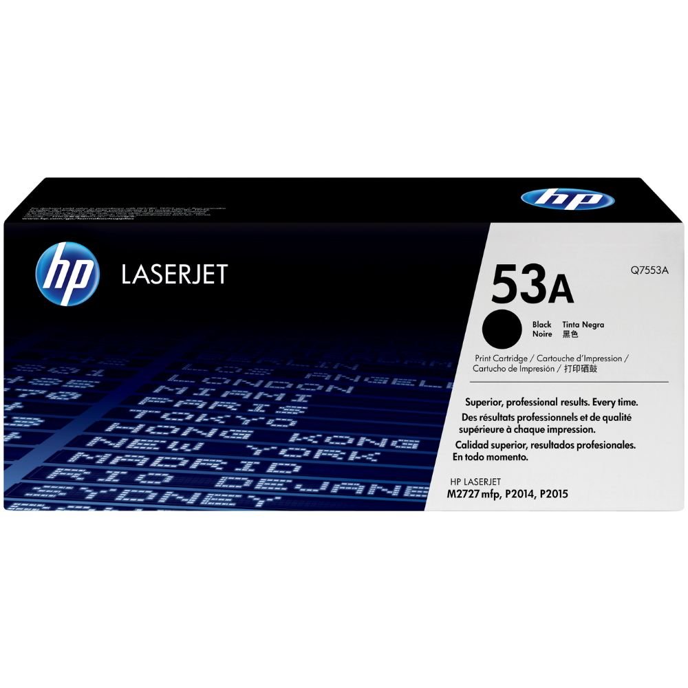 Tóner HP LaserJet 53A NEGRO