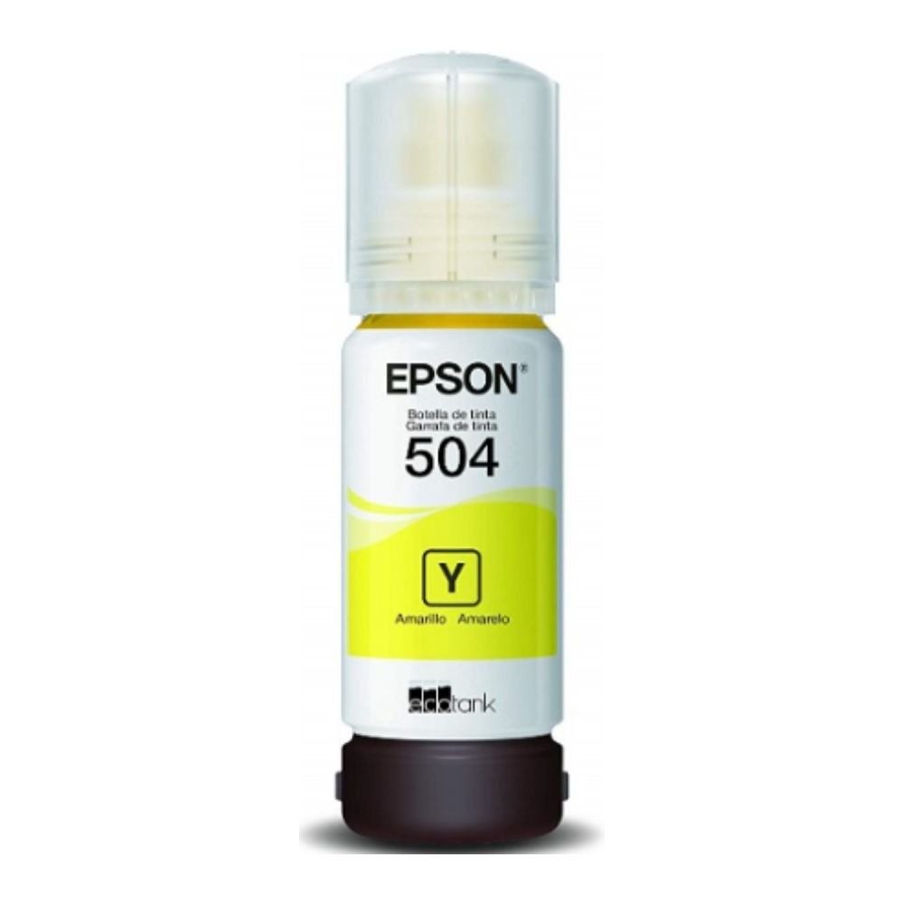 Botella de Tinta EPSON 504 Color Amarillo - Imagen 3