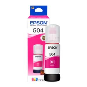 Botella de Tinta EPSON 504 Color Magenta