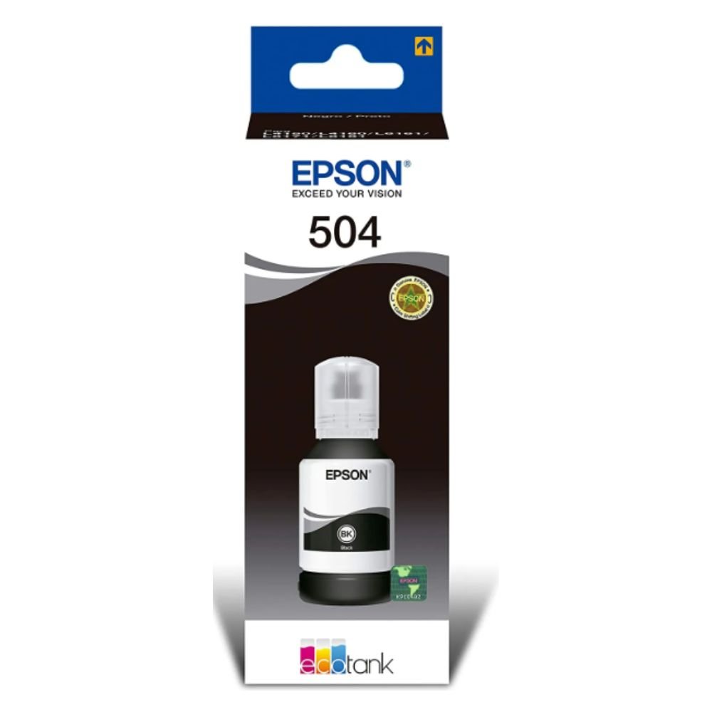 Botella de Tinta EPSON 504 Color Negro - Imagen 2