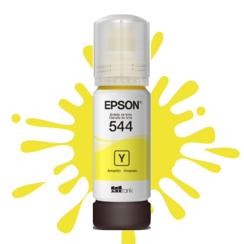 Botella de Tinta EPSON 544 Color Amarillo - Imagen 2