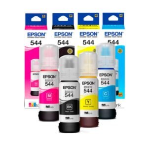 KIT PACK Botellas de Tinta 544 Color N, C, M, A
