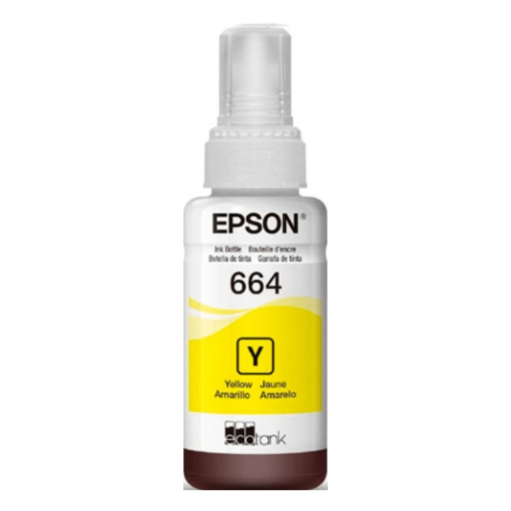 Botella de Tinta EPSON 664 Color Amarillo - Imagen 3