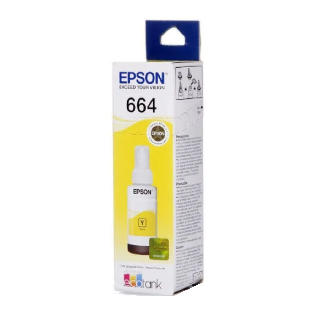 Botella de Tinta EPSON 664 Color Amarillo - Imagen 2