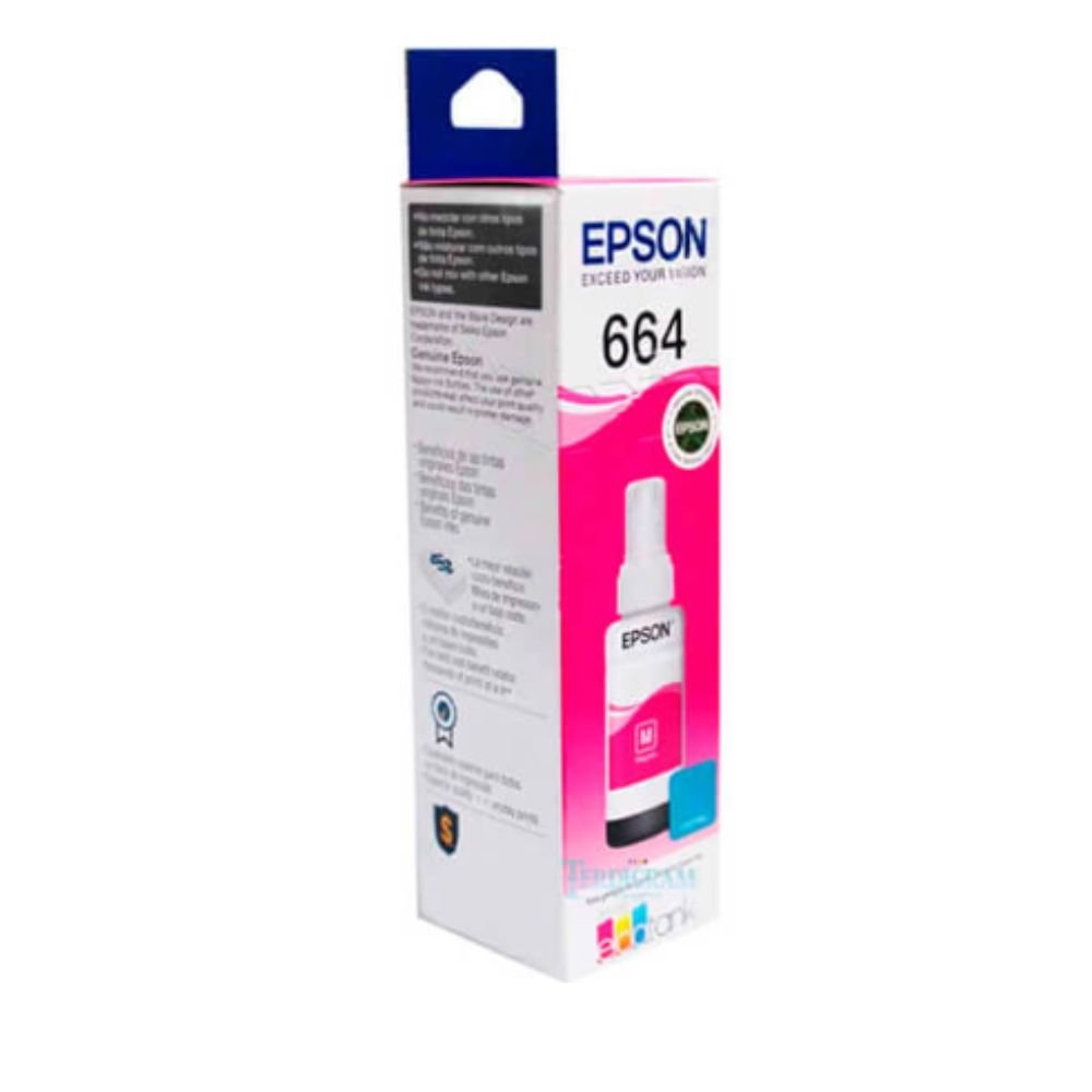 Botella de Tinta EPSON 664 Color Magenta - Imagen 2