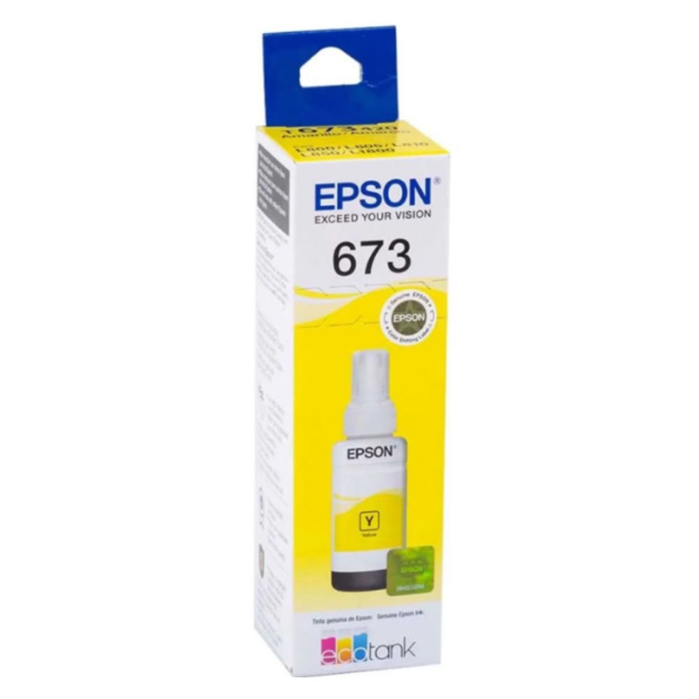 Botella de Tinta EPSON 673 Color Amarillo - Imagen 2