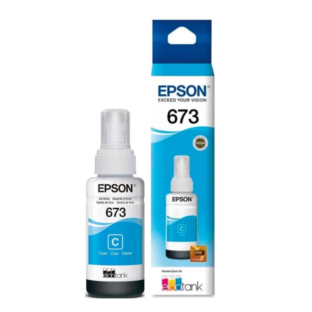 Botella de Tinta EPSON 673 Color Cian