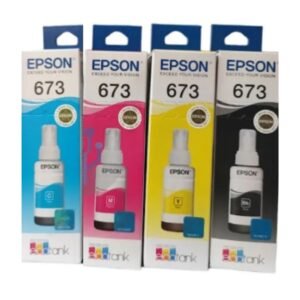 KIT PACK Botellas de Tinta 673 Color N, C, M, A